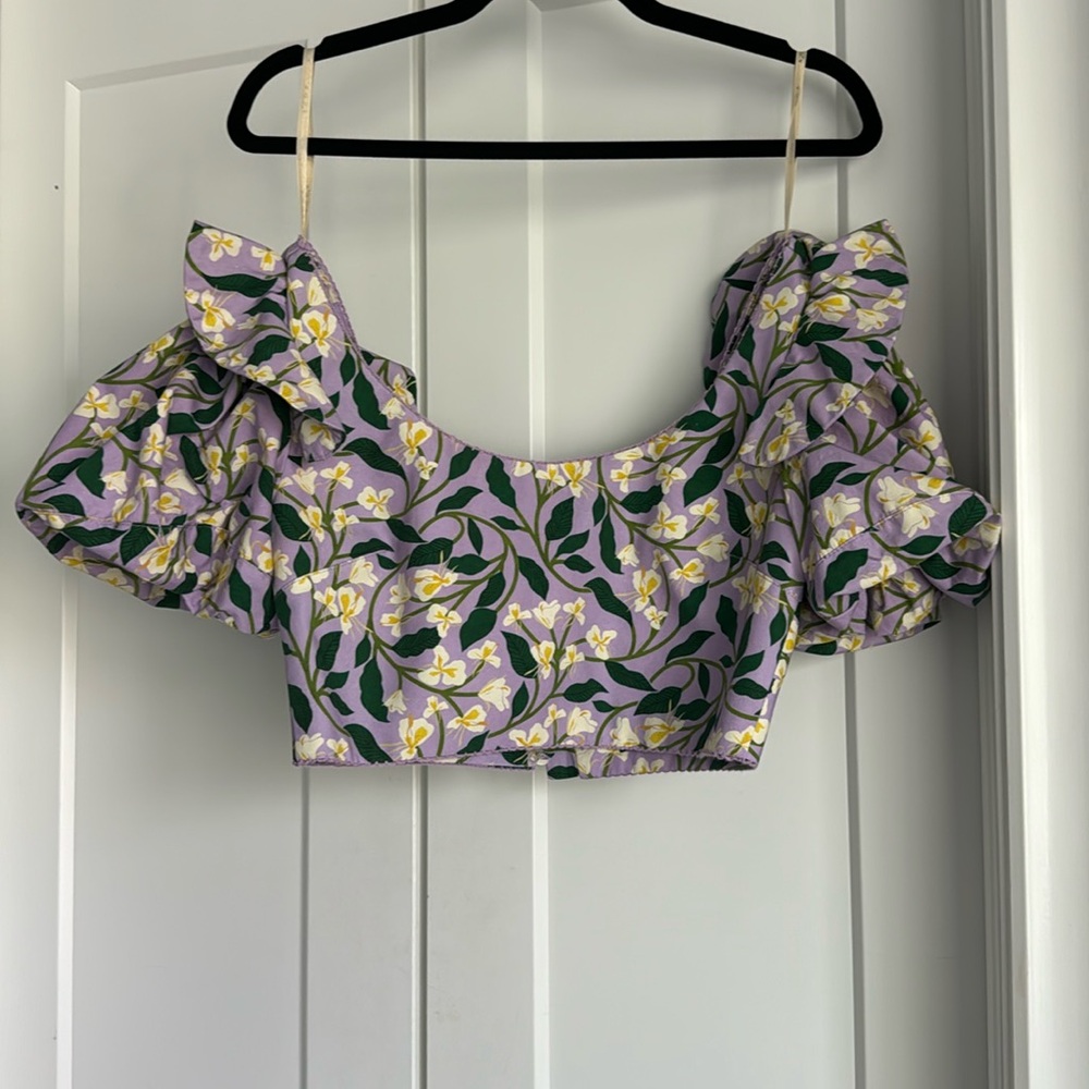 Agua by Agua Bendita floral crop top